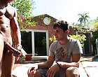 Alejandro couldn't take it towards the end begged for Castro's hot nut outdoor gay fuck